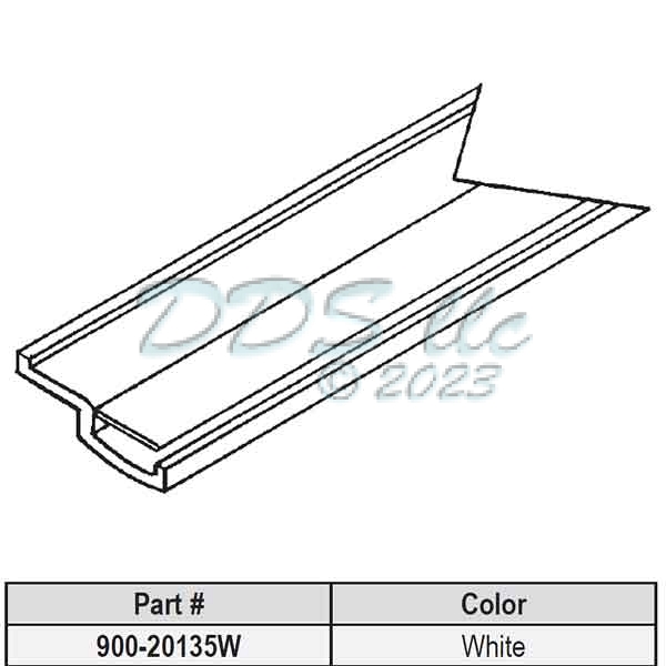Snap In Vinyl Glazing Bead 900-20135W 1