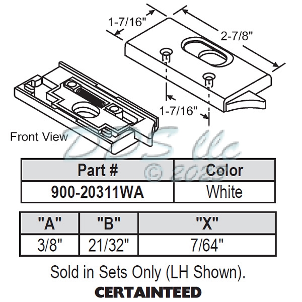 Tilt Latch 900-20311wa 1