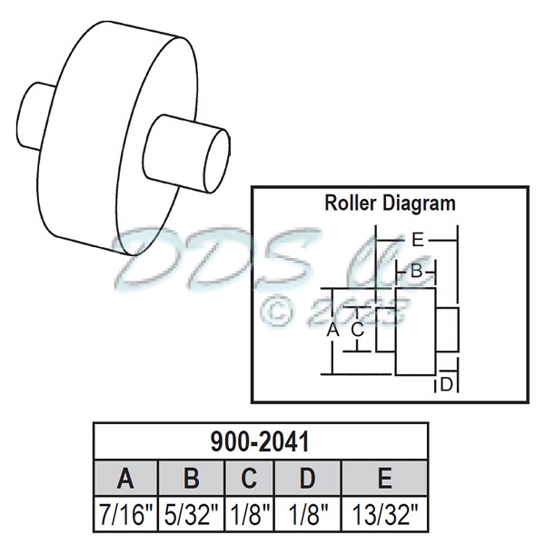 Sliding Window Wheels 900-2041 1