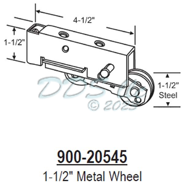 Tandem Patio Door Roller 900-20545 1
