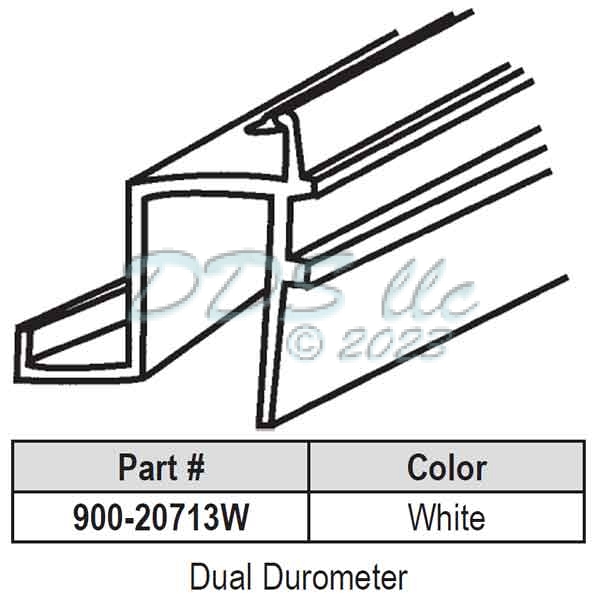 Snap In Vinyl Glazing Bead 900-20713W 1