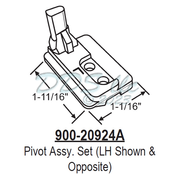 Pivot Assembly 900-20924A 1