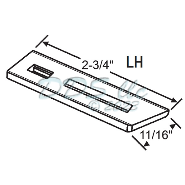 Tilt Latch Blade LH 900-21006LW 1