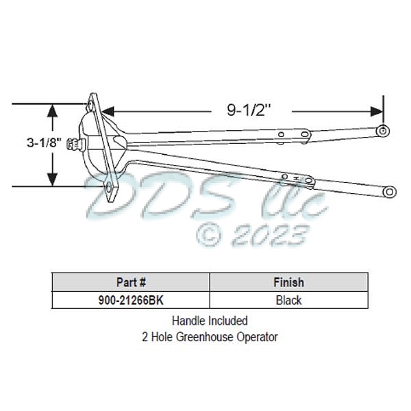 Greenhouse Operator 900-21266BK 1
