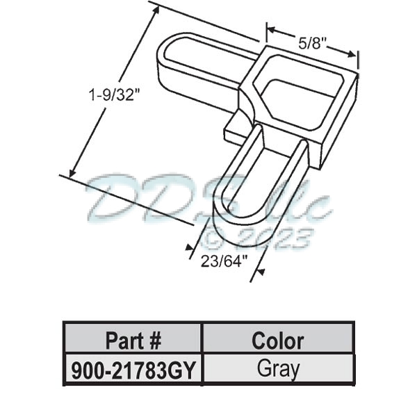 Outside Corner Key 900-21783GY 1