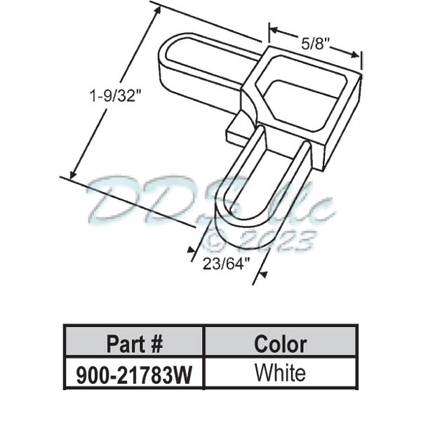 Outside Corner Key 900-21783W 1