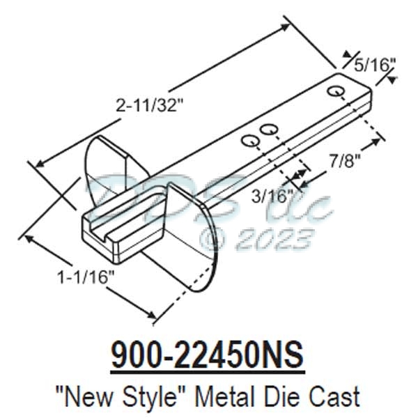Pivot Bar 900-22450NS 1