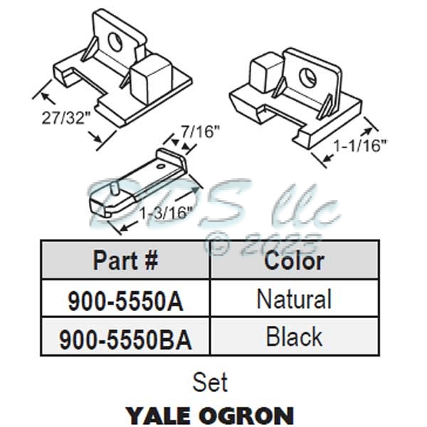 Sash Guide 900-5550A 2