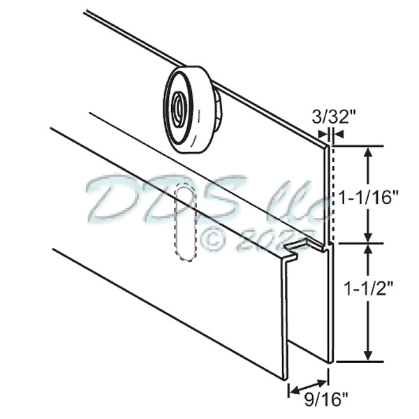 48&quot; Top Hung Adapter 90M-643W 1