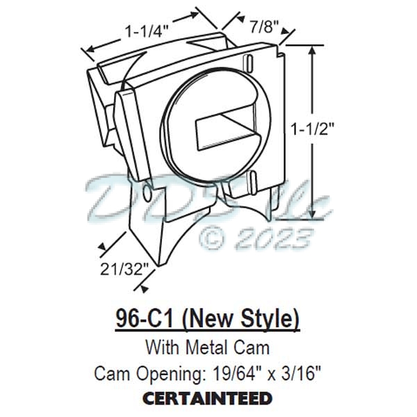 Pivot Lock Shoe 96-C1 1