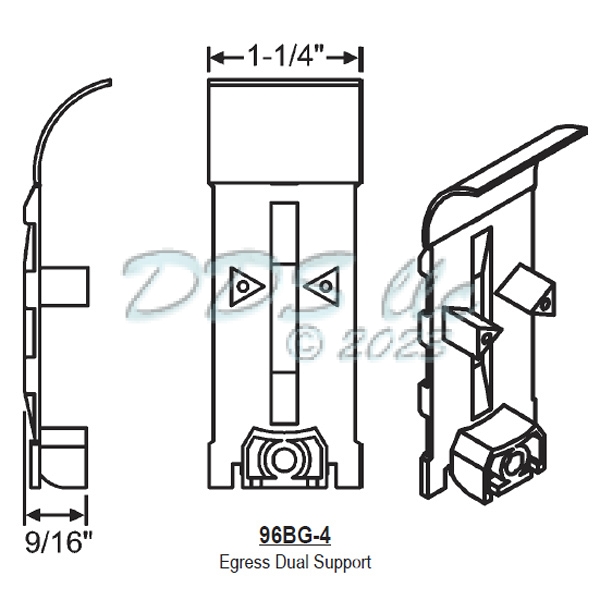96bg Egress Dual Support 96bg-4 1