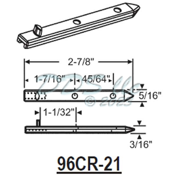 Tie in. Pivot Bar 96CR-21 1