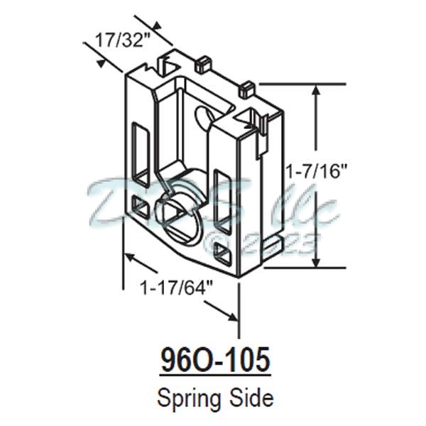 Back Locking Shoe 96o-105 1