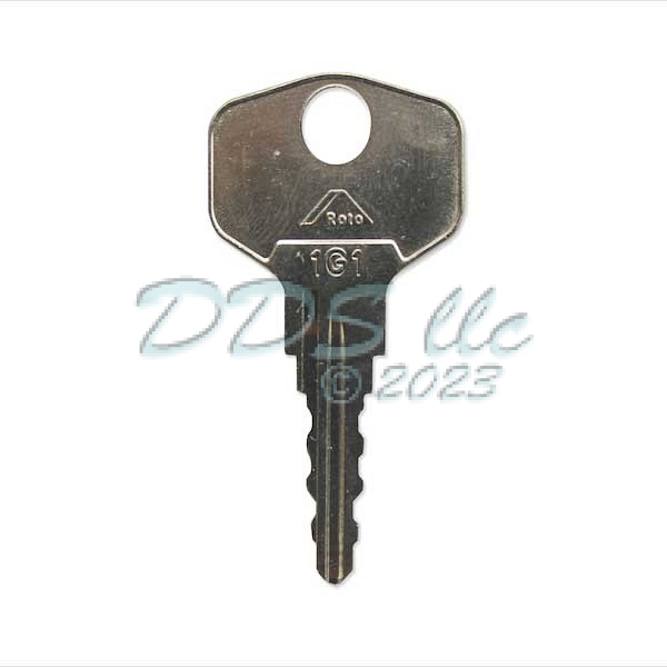 Roto Key Blank 1g1 16-748 1