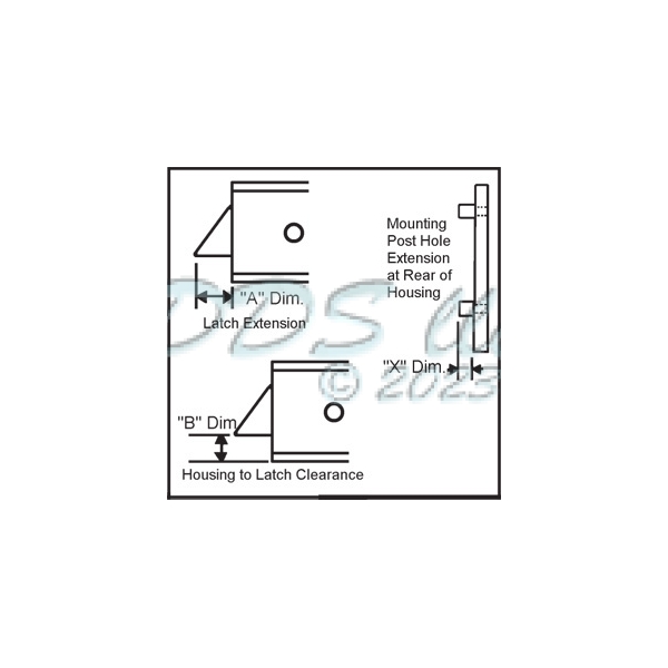 Tilt Latch White 900-12766BA 2