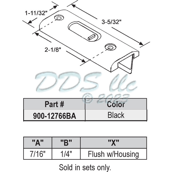 Tilt Latch White 900-12766BA 1