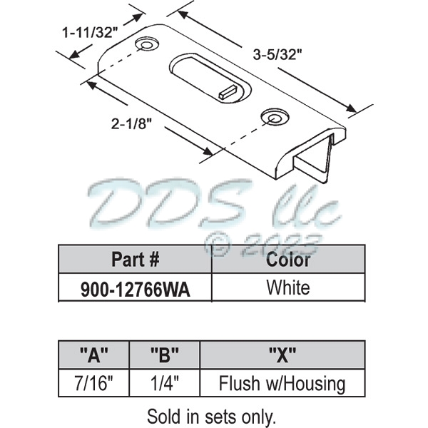 Tilt Latch White 900-12766WA 1
