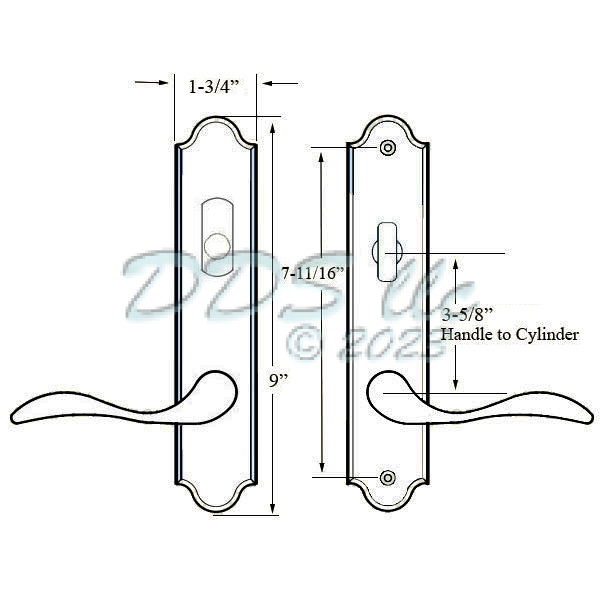 Venice Active Handle Set 854-15814 2