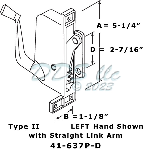 Remington - Silverline Awning Operator LH 41-637P D 1
