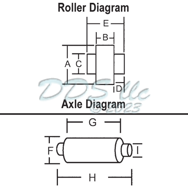 Sliding Window Wheels 52-621 2