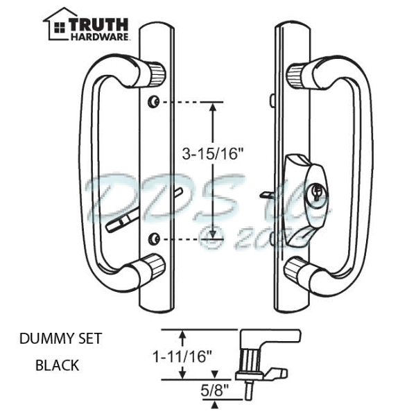 Handle Patio Door 13-295-10K 1