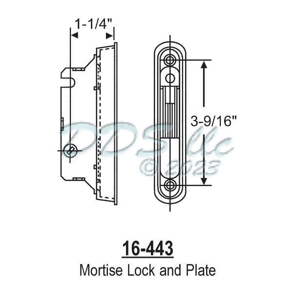 Mortise Lock 16-443 1