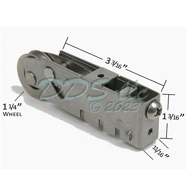 Tandem Patio Door Roller Stainless Steel 9-443SS 1