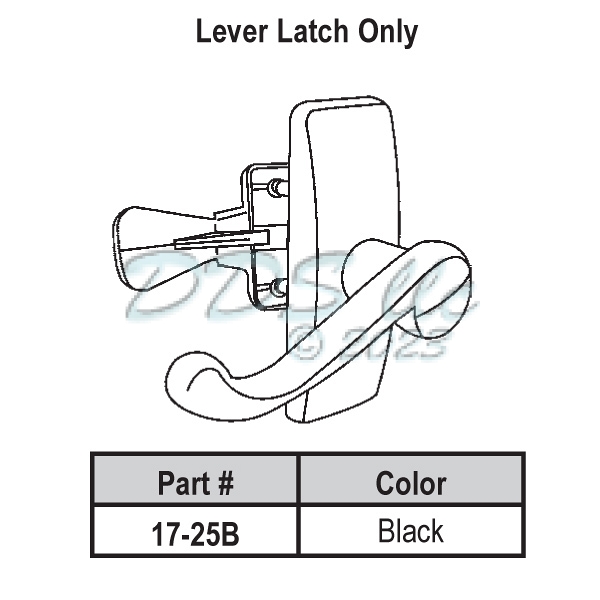 Lever Latch Set 17-25B 1