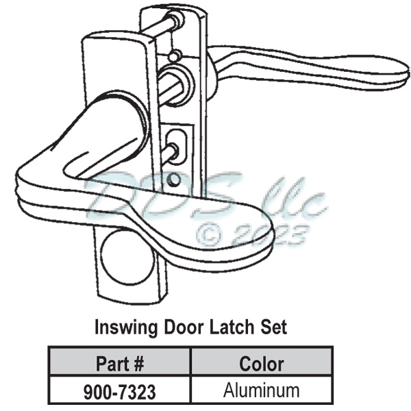 Lever Latch Set 900-7323 1