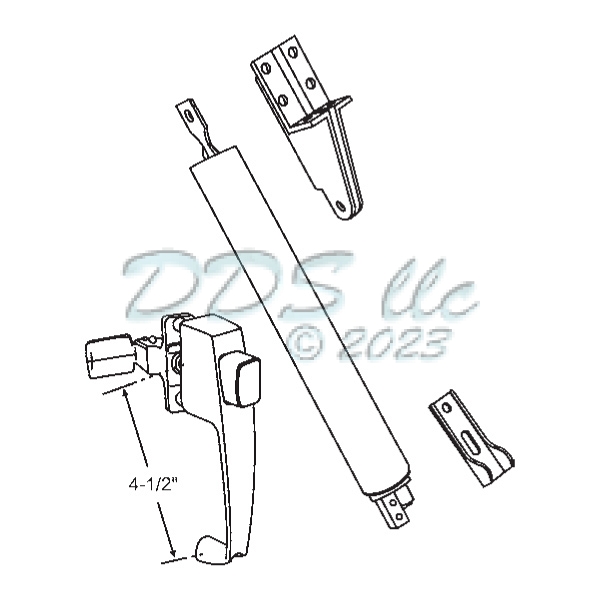 Door Hardware Kit 19-376W