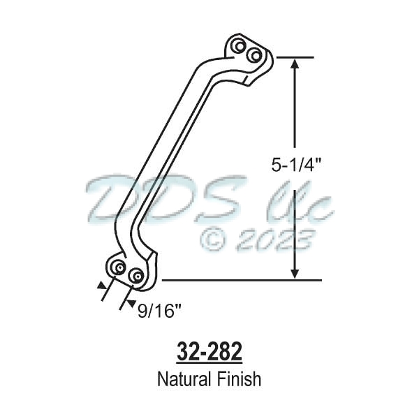 Extruded Sash Handles & Lifts 32-282 1