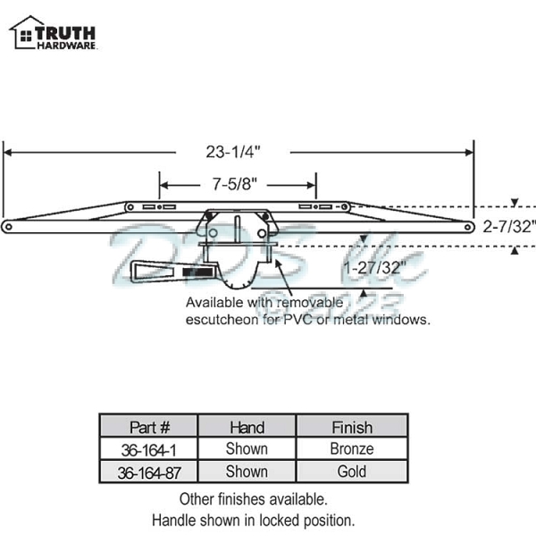 Truth Lever Operator 36-164-1 1