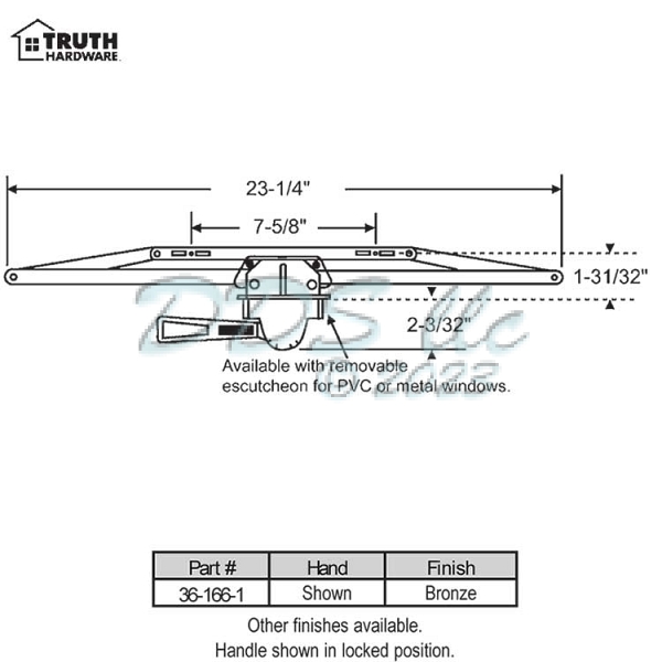 Truth Lever Operator 36-166-1 1