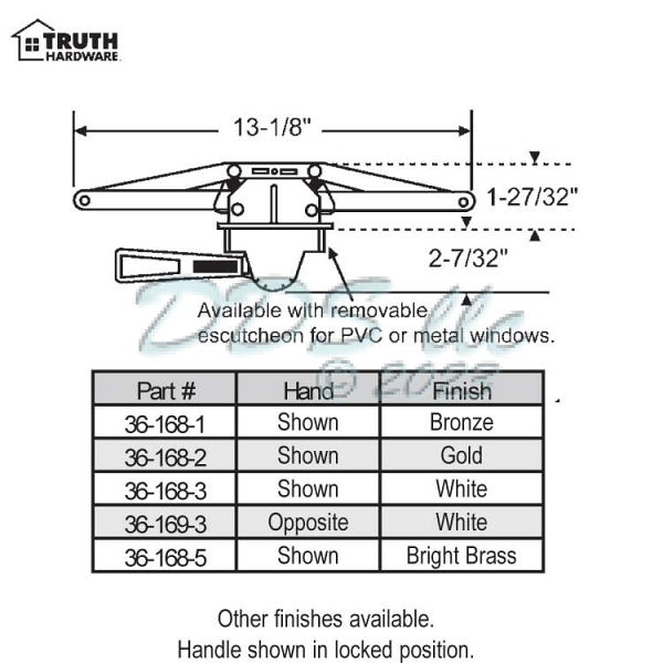 Truth Lever Operator 36-168-5 1