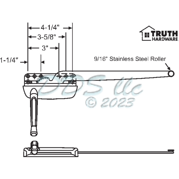 Sill Mounted Casement Operator 36-429-29 1