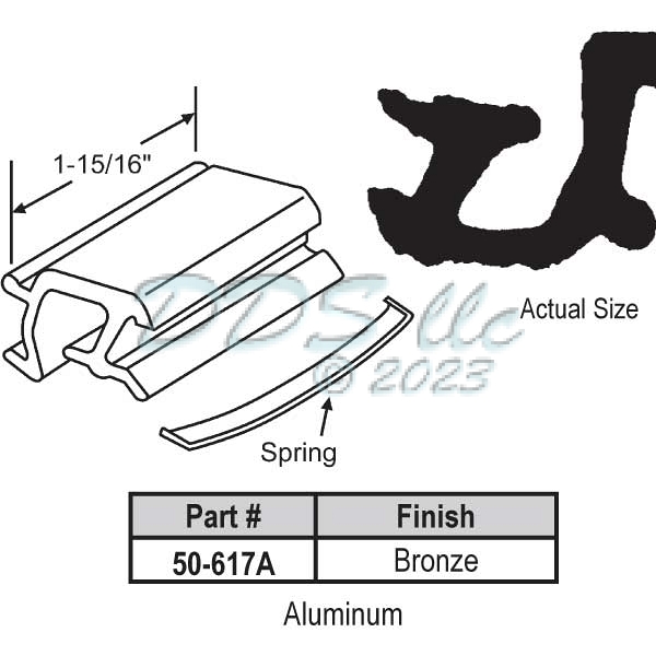 Extruded Sash Handles & Lifts 50-617A 1