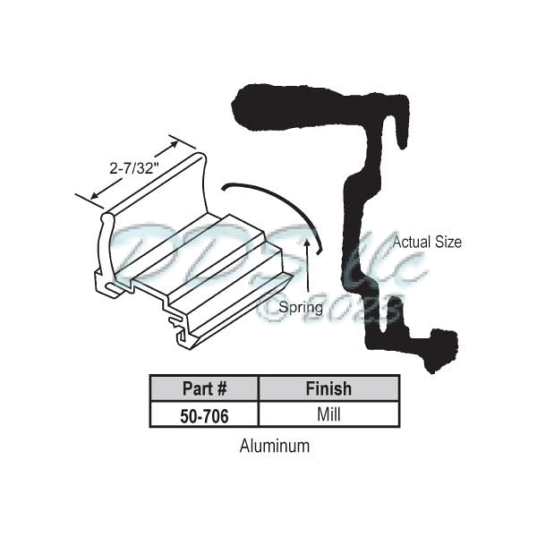 Extruded Sash Handles & Lifts 50-706 1
