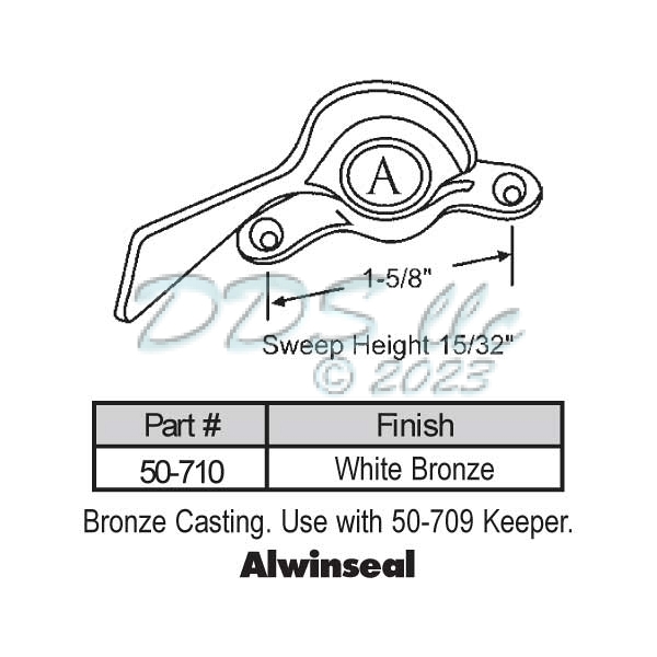 Sweep and Sash locks 50-710 1