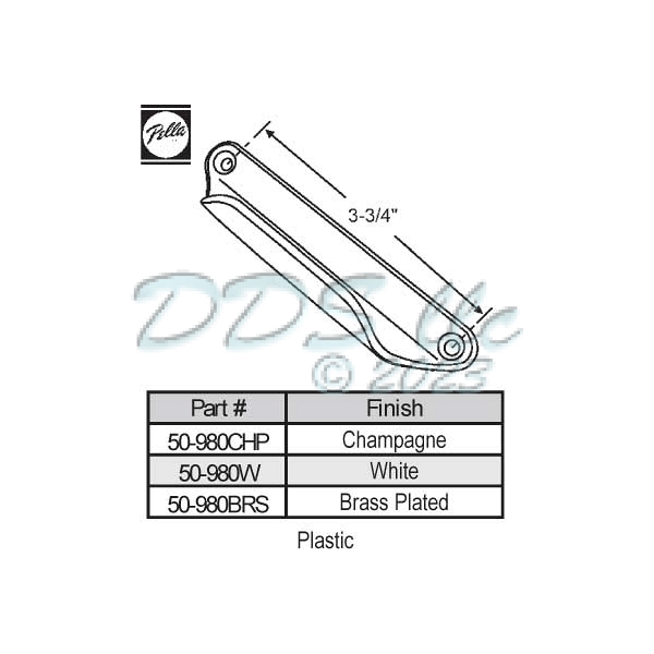 Extruded Sash Handles & Lifts 50-980W 1