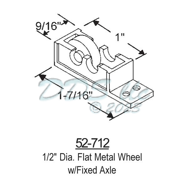 Sliding Window Rollers 52-712 1