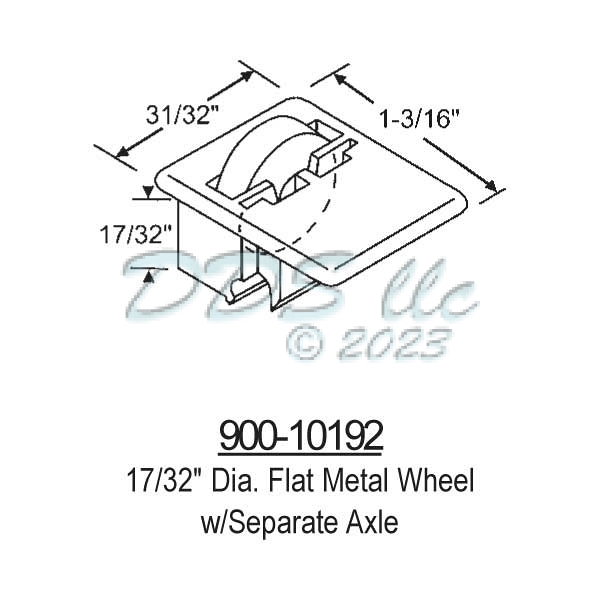 Sliding Window Rollers 900-10192 1