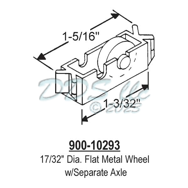Sliding Window Rollers 900-10293 1