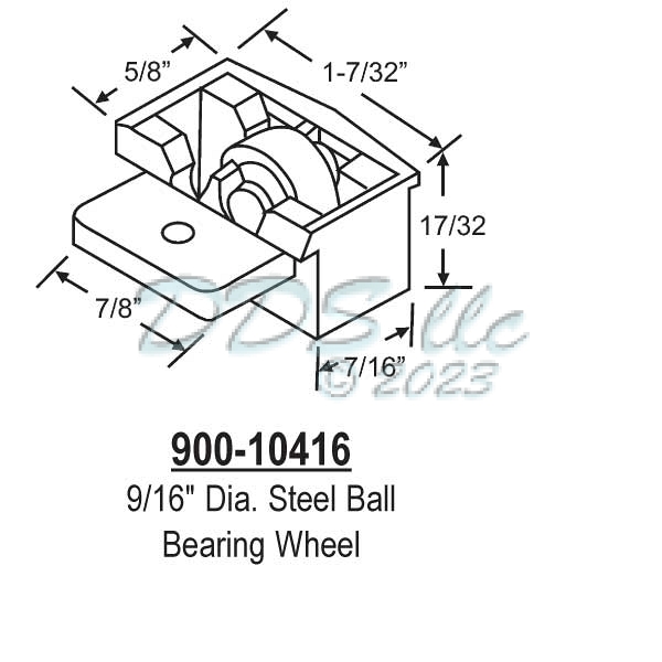 Sliding Window Rollers 900-10416 1