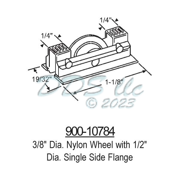 Sliding Window Roller 900-10784 1