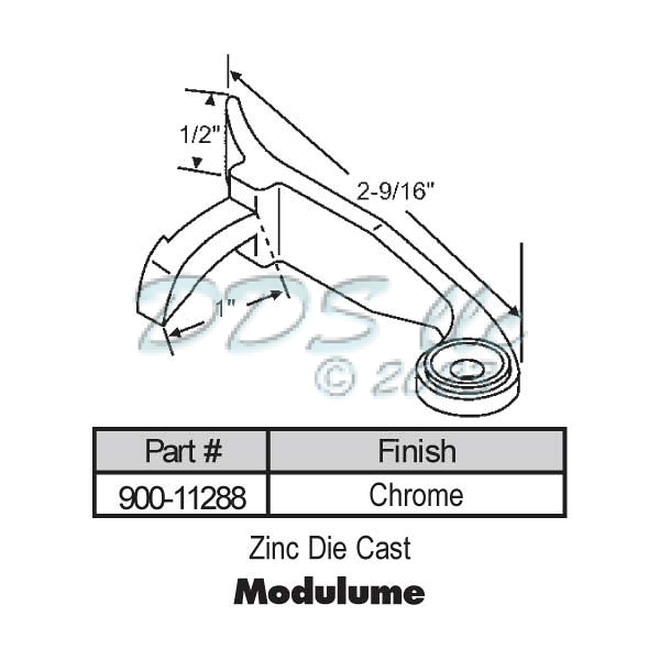 Sweep and Sash lock 900-11288 1