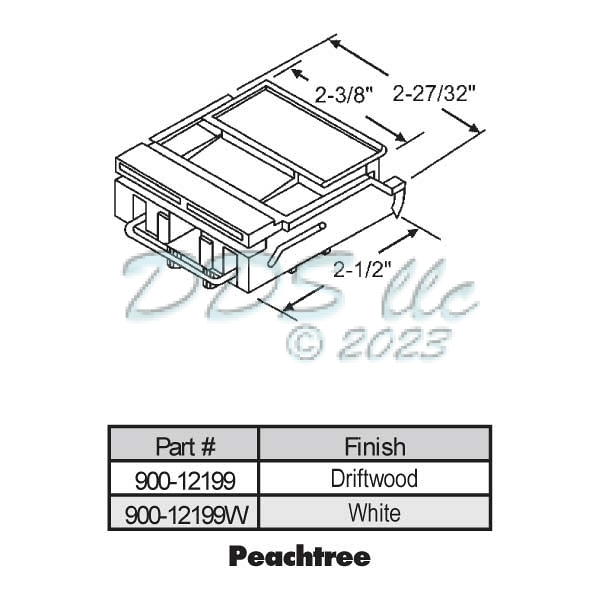 Peachtree Casement Latch 900-12199W 1