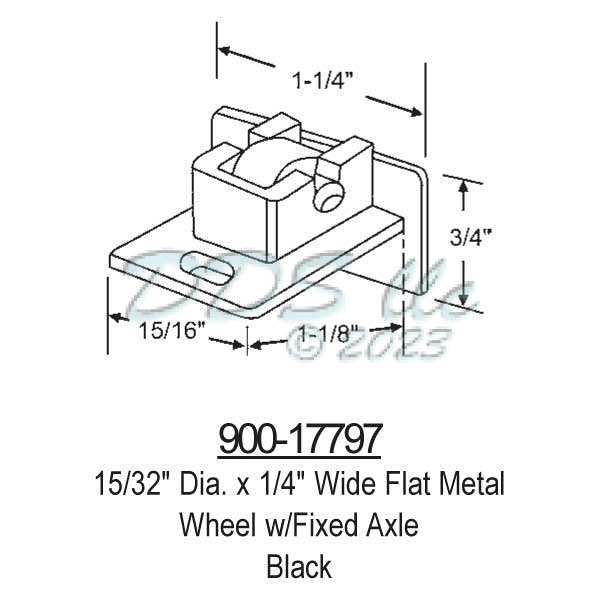 Sliding Window Rollers 900-17797 1