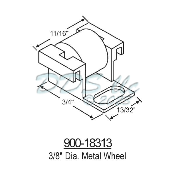 Sliding Window Rollers 900-18313 1