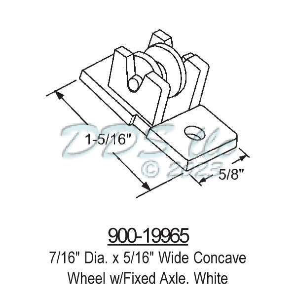 Sliding Window Roller 900-19965 1