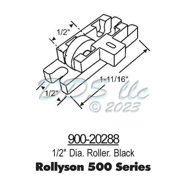 Sliding Window Rollers 900-20288 1
